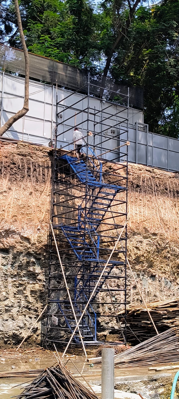 Scaffolding Stairway